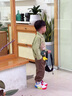 泰蘭尼斯兒童閃燈鞋秋季新款幼兒園發(fā)光鞋透氣網(wǎng)鞋男童運動板鞋女童休閑鞋 白/藍(lán)/紅 27 內(nèi)長17.5適合腳長16.5 曬單實拍圖