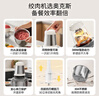 奧克斯（AUX）絞肉機(jī)家用 碎肉機(jī) 電動(dòng)多功能料理攪拌機(jī)餃子肉餡蒜蓉機(jī) 攪肉機(jī)雙刀304不銹鋼杯體 AJR-18ZX-117 曬單實(shí)拍圖