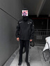 WCZ德國雨衣雨褲套裝摩托車男款防暴雨級騎行成人外穿分體式騎手 礦石灰【雨衣套裝+灰色反光條】 M 曬單實拍圖