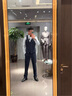 威可多（VICUTU）【小藍(lán)西三代】易打理正裝商務(wù)結(jié)婚禮服 藍(lán)色西服 175/96B 曬單實拍圖
