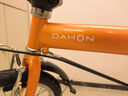 大行（DAHON）KT610折疊自行車16英寸單速男女學(xué)生上班上學(xué)城市通勤單車 橙色 曬單實拍圖