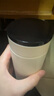 希樂（cille）商務(wù)保溫杯男女士316不銹鋼瓶大容量水杯簡約泡茶壺車載直身杯子 白色【316內(nèi)膽/帶茶隔】 490ml 曬單實(shí)拍圖