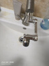 辛叢（XINCONG）機械臂萬向水龍頭可旋轉出水嘴延伸洗臉盆起泡器接頭防濺神器搖臂 ABS機械臂單檔【2個】增壓防濺水 曬單實拍圖