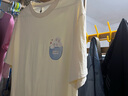 220克純棉2025冰川藍短袖t恤女夏季內(nèi)搭t恤甜美學生上衣B701YL 1692天藍 L 曬單實拍圖
