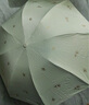 天堂 防紫外線晴雨傘三折 雨傘黑膠防曬太陽(yáng)傘遮陽(yáng)晴雨傘 甘酪白 曬單實(shí)拍圖