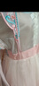 安妮優(yōu)兒（Anneyol）女童漢服2025春夏新款裙子中國風(fēng)連衣裙超仙襦裙古風(fēng)女孩公主夏裝 粉色 140 曬單實(shí)拍圖