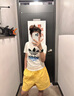 adidas男女大童純棉運(yùn)動(dòng)上衣圓領(lǐng)短袖T恤兒童夏季阿迪達(dá)斯三葉草   白色/鳥(niǎo)羽藍(lán)   152 曬單實(shí)拍圖