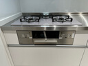 林內（Rinnai）日本進(jìn)口 嵌入式燃氣灶烤箱灶氣灶天然氣液化氣灶 Lisse系列  肖特玻璃 APP控制 帶烤盤(pán) 防干燒 75cm子彈銀色玻璃臺面天然氣 曬單實(shí)拍圖