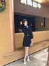 ZUOSAISI品牌小白鞋女厚底內(nèi)增高休閑鞋女2025秋季新品女鞋百搭鞋子女 米白拼藍(lán)-皮面單里 34 曬單實拍圖
