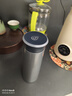 LKK55度55杯子lkk洛搖一搖快速降溫水杯55度杯智能恒溫杯保溫杯可可 游艇灰 曬單實(shí)拍圖