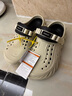 卡駱馳（crocs）男女波波洞洞鞋戶外休閑時尚沙灘鞋包頭拖鞋 207937-2YJ 41-42 曬單實拍圖