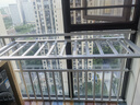 胤睎貝鋁合金可折疊免打孔晾衣架兒童安全窗戶防護(hù)欄陽臺飄窗隱形圍欄 鋁合金高度40長度定制 曬單實拍圖