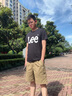 吉普（JEEP）【工裝純棉】高端休閑五分褲男士2025夏季薄款短褲男潮牌中褲子男 曬單實(shí)拍圖