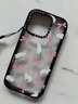 CASETIFY 絲帶小兔 適用于iPhone16/15/14 Plus/Pro/Max 手機(jī)殼 透明黑框 iPhone 16 Pro 曬單實(shí)拍圖