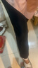 361度運(yùn)動(dòng)褲女新品夏季冰感防曬彈力直筒九分褲針織基礎(chǔ)休閑褲子女 【直筒】超級(jí)黑 XL 曬單實(shí)拍圖