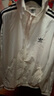adidas情侶款復(fù)古風(fēng)梭織立領(lǐng)夾克外套男女阿迪達(dá)斯官方三葉草 亮白 XL 曬單實(shí)拍圖