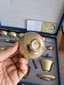 奈維斯汀 純金建盞茶具套裝家用高檔鎏金整套黃金功夫茶具高端茶道禮品 24K金盞12件茶壺套裝 曬單實拍圖