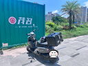 東站熱摩托車鋁合金尾箱復(fù)古圓角后尾箱大容量雅迪小牛九號(hào)電動(dòng)車后備箱 40升黑色【快拆底座+內(nèi)襯+靠背】 曬單實(shí)拍圖