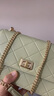 紅谷包包女包新款潮牛皮單肩包斜挎包高級感斜跨包情人節禮物 牛油果綠 曬單實(shí)拍圖