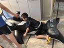 INTEX承重40kg大黑鯨坐騎 兒童成人水上游泳圈充氣浮排床板戲水沖浪 曬單實拍圖