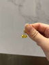 中國黃金（CHINA GOLD）鈴蘭花黃金耳釘女士彎鉤足金花朵耳飾首飾520節(jié)日禮物送老婆女友 鈴蘭花耳墜約0.6g【贈S925銀耳鉤】 曬單實拍圖