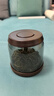 安扣（ANKOU）茶葉罐密封罐家用便攜小玻璃茶葉盒大號(hào)綠茶收納盒普洱茶儲(chǔ)存罐 曬單實(shí)拍圖