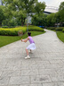 moodytiger女童背心吸濕速干夏季兒童上衣童裝高彈圓領(lǐng)無(wú)袖打結(jié)兩穿運(yùn)動(dòng)衣 曬單實(shí)拍圖