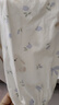 貝瑞加（Babyprints）嬰兒褲子純棉夏季長褲寶寶防蚊褲薄款燈籠褲外出束口褲 藍(lán)80 曬單實拍圖