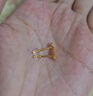 周六福足金999四葉草黃金耳釘女耳飾七夕禮物計(jì)價(jià)AA096009 一對 約0.73g 曬單實(shí)拍圖