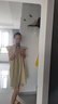 小匠材亞克力軟鏡子貼墻自粘穿衣鏡全身家用粘貼試衣鏡高清墻貼40*150 曬單實(shí)拍圖