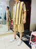我是大衛(wèi)卡其色短褲男2025新款設(shè)計(jì)感小眾工裝薄款男士五分中褲春天休閑褲 卡其色 XL 曬單實(shí)拍圖