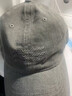 MDUG帽子男女鴨舌帽棒球帽夏季大頭圍高級感百搭潮流純色顯臉小遮陽(yáng)帽 帽子加長(cháng)加寬加深帽檐-高級灰 曬單實(shí)拍圖