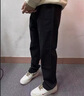班尼路 BALENO S&K系列男士牛仔褲新款夏季薄款潮流寬松直筒天絲闊腿休閑長(zhǎng)褲 黑色【天絲薄款】 建議115-135斤 L 曬單實(shí)拍圖