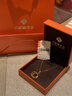 六桂福珠寶 LIU GUI FU JEWELRY三生三世黃金吊墜女1g足金素金純金項鏈七夕情人節(jié)禮物送女友老婆 足金三生三世吊墜+送金色銀鏈 金重1.69g 曬單實拍圖