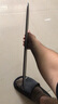 宿舍家用鋒利菜刀菜板二合一黑鋼防銹刀具套裝切片刀水果刀 時尚雅黑v組合【切片刀+砧板】 曬單實拍圖