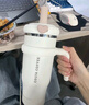 COSTA新品大容量保溫杯男女士水杯吸管杯學(xué)生冰霸杯子不銹鋼車載禮物 曬單實(shí)拍圖