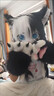奇優(yōu)寶超萌福瑞2成品獸裝手彩色獸爪cosplay手套貓娘指甲吱吱小貓爪手套 白色粉墊無(wú)指甲嘰嘰叫 一只 曬單實(shí)拍圖