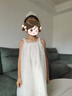 ASK JUNIOR兒童裙子25夏季新款小童無袖吊帶裙女童連衣裙網(wǎng)紗公主裙蓬蓬裙 曬單實拍圖
