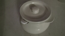 豪尊（HAOZUN）帶濾網(wǎng)陶瓷豬油罐耐高溫家用帶蓋五谷雜糧食品級葷油辣椒油專用罐 700ML豬油罐(帶勺)奶白 如圖 曬單實拍圖