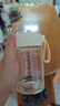 富光清然玻璃杯 高硼硅玻璃水杯子 女生便攜牛奶咖啡刻度茶杯330ml 曬單實(shí)拍圖