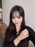 中國黃金（CHINA GOLD）紫氣東來(lái)煙紫漸變和田玉手串女玉石手鏈紀念日生日禮物送女朋友 煙紫漸變和田玉手串6mm 曬單實(shí)拍圖