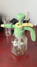 潮思匯澆花噴霧瓶氣壓式園藝澆花水壺家政擦玻璃消毒細霧狀1.5L容量水壺 A【1.5升】氣壓雙模式噴壺大號綠 快速續壓【霧化+直流】握把舒適 曬單實(shí)拍圖