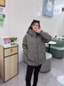 鴨鴨2025新款冬季羽絨服男士裝冬季加厚短款連帽工裝保暖外套上衣服男 深軍綠色 L 曬單實(shí)拍圖