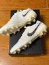 耐克（NIKE）官方傳奇系列TIEMPO LEGEND 10 FG男女足球鞋秋季FZ1487 100白/白 41 曬單實(shí)拍圖