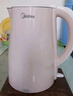 美的（Midea）電熱水壺家用電水壺?zé)畨?雙層防燙 0涂層食品級(jí)304不銹鋼 1500W快速沸騰 1.7L大容量 HJ1705 曬單實(shí)拍圖