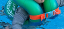 迪卡儂（DECATHLON）兒童游泳圈寶寶游泳裝備水上玩具網(wǎng)紅加厚浮圈3-6歲NABE 綠色 適用于18-30KG 曬單實拍圖