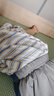 嘟嘟家【百搭條紋】?jì)和募径绦淠型胄銽恤夏裝女童上衣寶寶卡通衣服 藍色系條紋 90 曬單實(shí)拍圖