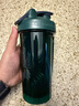 Blender Bottle 搖搖杯運動(dòng)水壺健身水杯 蛋白粉攪拌球奶男士女生大容量塑料杯子 24oz深綠色710ml 0 曬單實(shí)拍圖