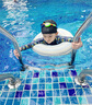 ZOGGS英國(guó) 兒童泳鏡舒適防水防霧高清游泳鏡男女童 Super Seal系列 藍(lán)橙綠（0-6歲 快扣調(diào)節(jié)帶） 曬單實(shí)拍圖