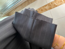 報喜鳥(niǎo)正裝條紋西褲男士時(shí)尚直筒長(cháng)褲子EBD241235U灰藍82 曬單實(shí)拍圖